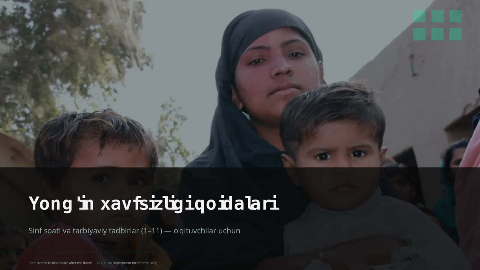 Yong'in xavfsizligi qoidalari 1
