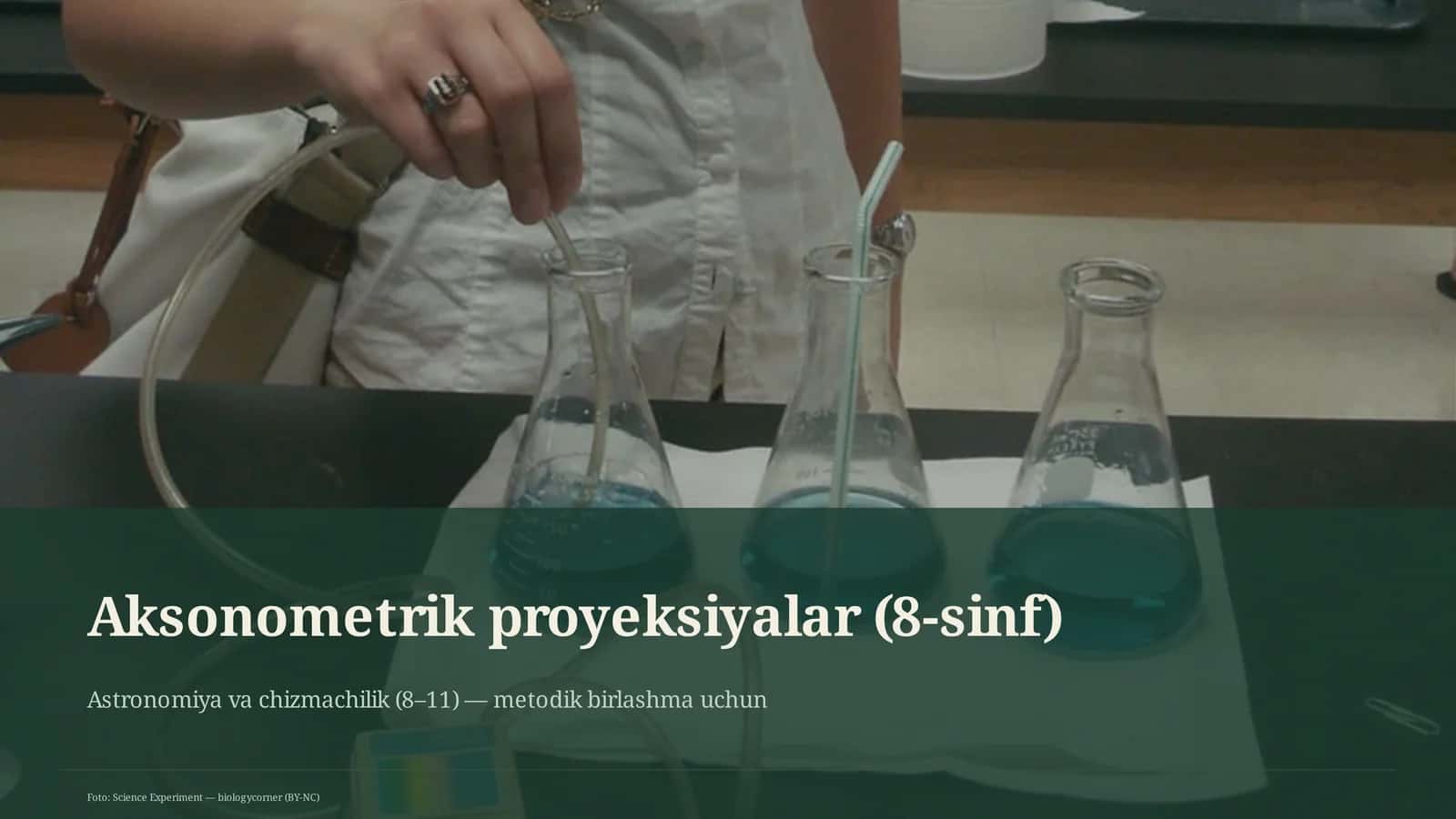 Aksonometrik proyeksiyalar (8-sinf) 1
