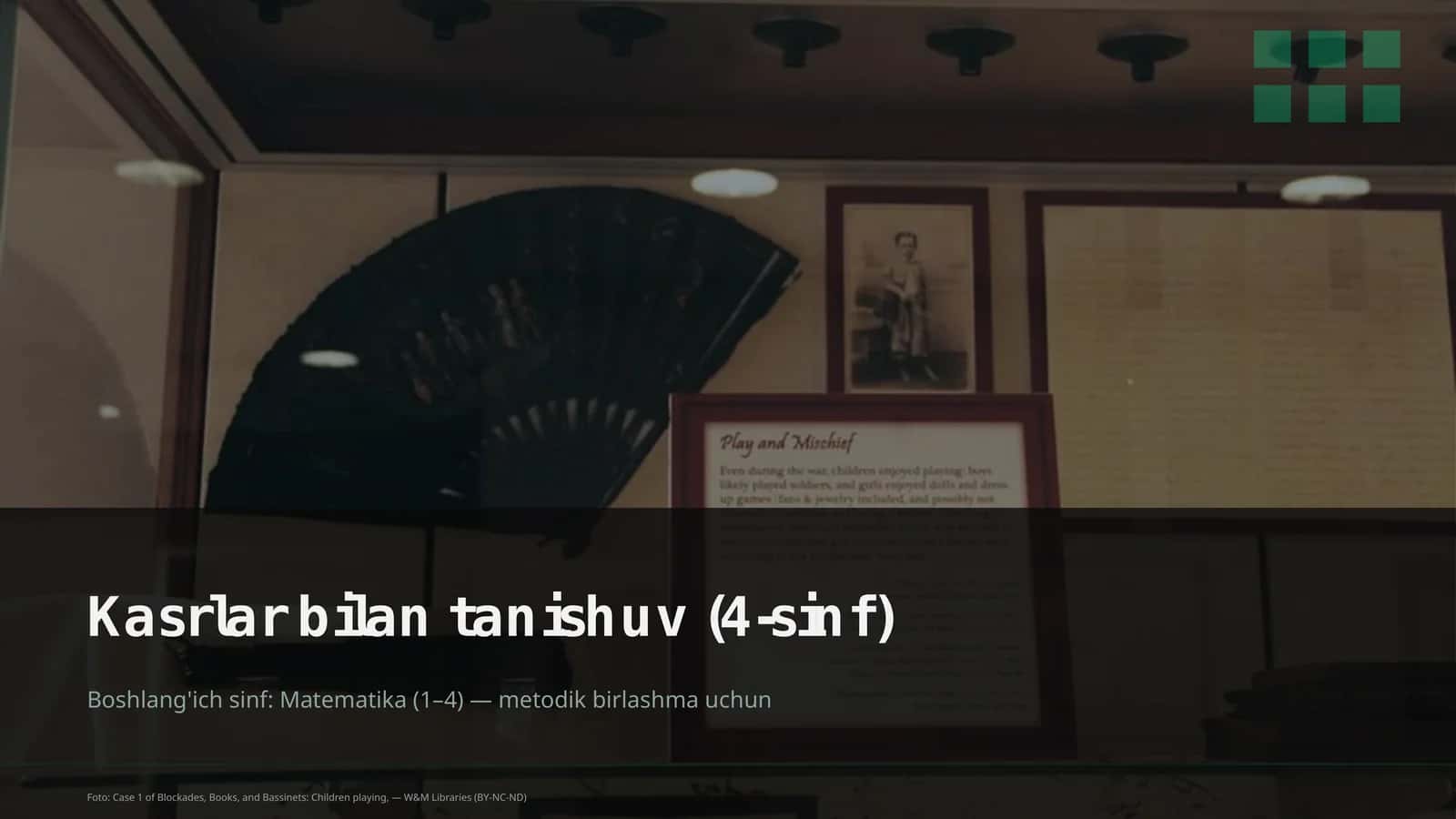 Kasrlar bilan tanishuv (4-sinf) 1