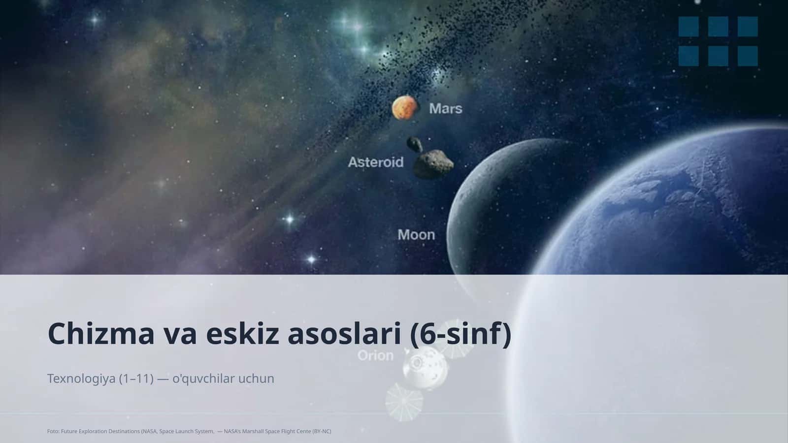 Chizma va eskiz asoslari (6-sinf) 1