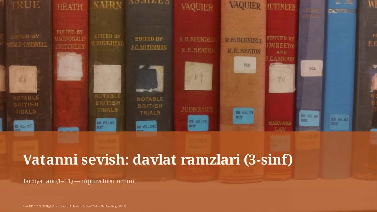 Vatanni sevish: davlat ramzlari (3-sinf) 1