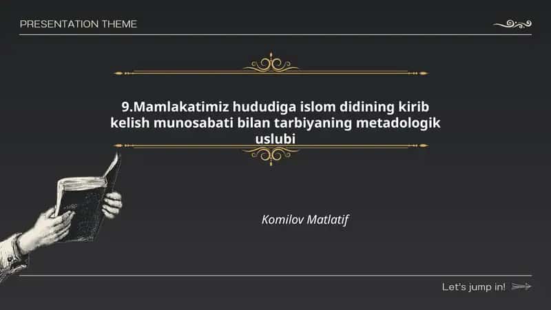 Islom didi kirib kelish tarixi 1