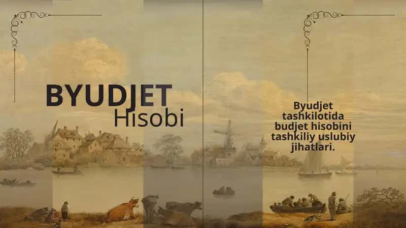 Byudjet hisobi 1