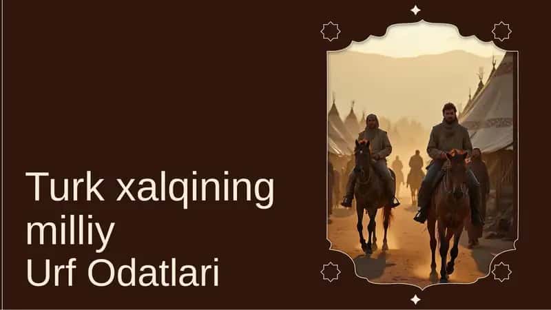Turkiya xalqining milliy urf odatlari 1