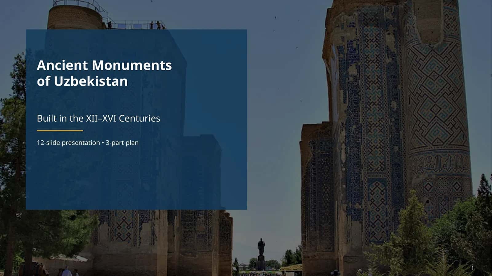 Ancient Monuments of Uzbekistan 1