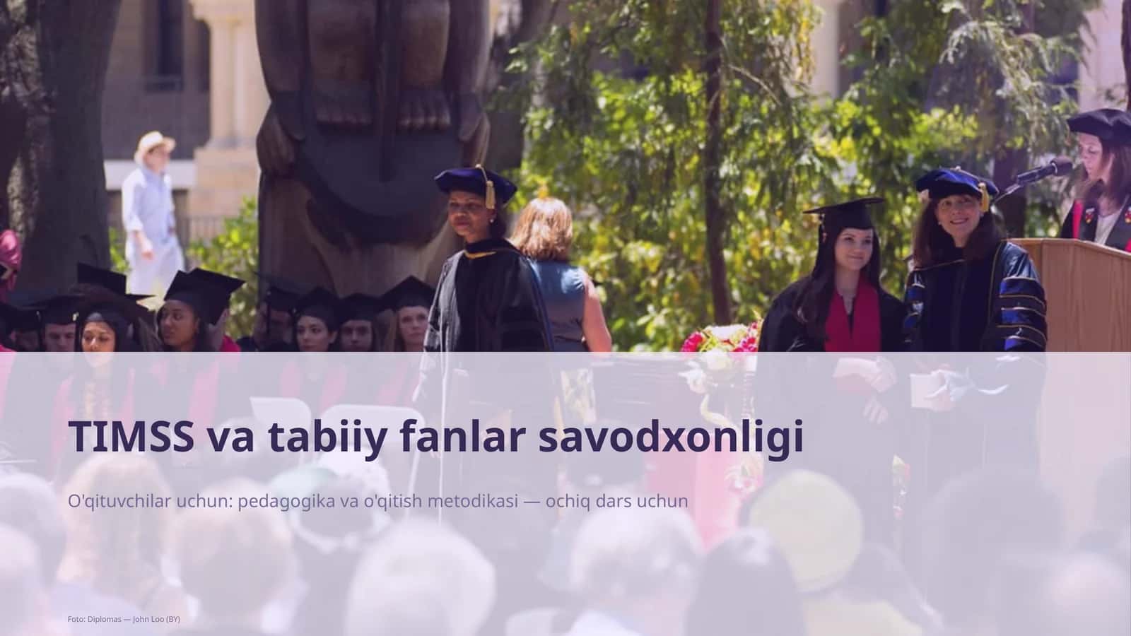 TIMSS va tabiiy fanlar savodxonligi 1