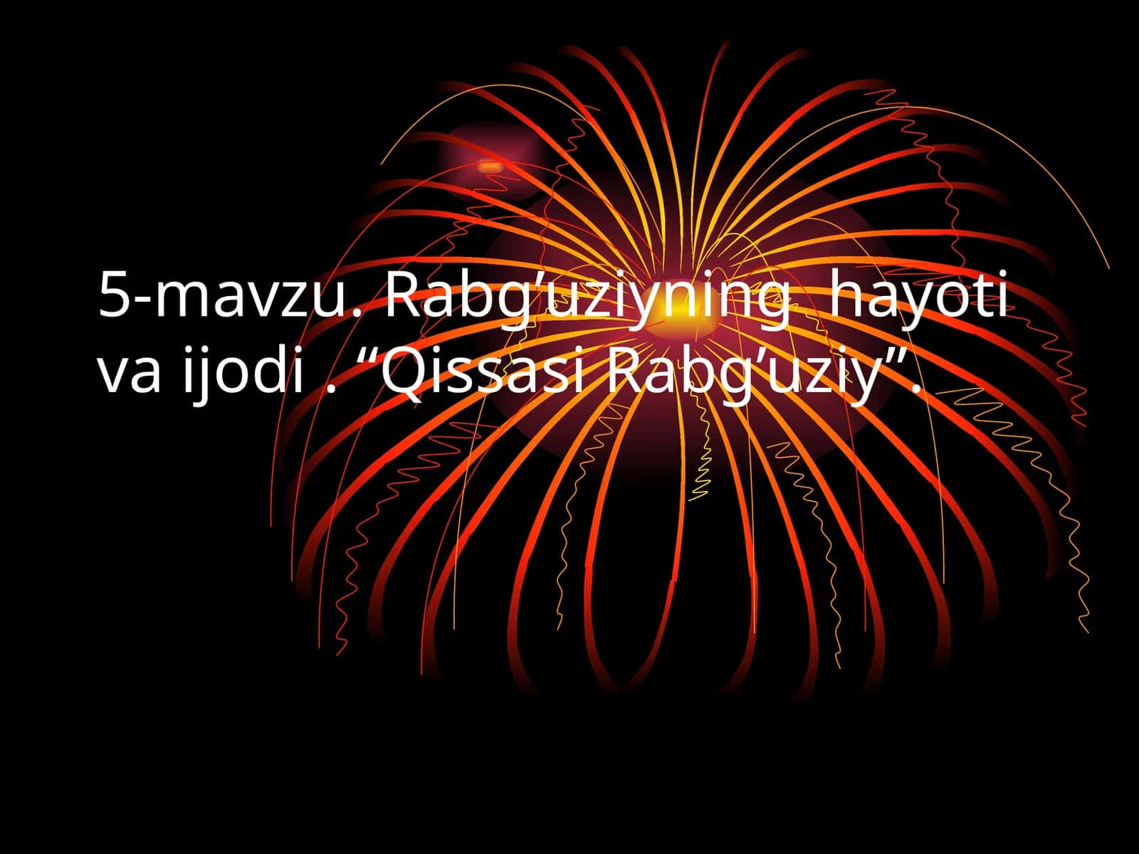 Qissasi Rabg’uziy 1