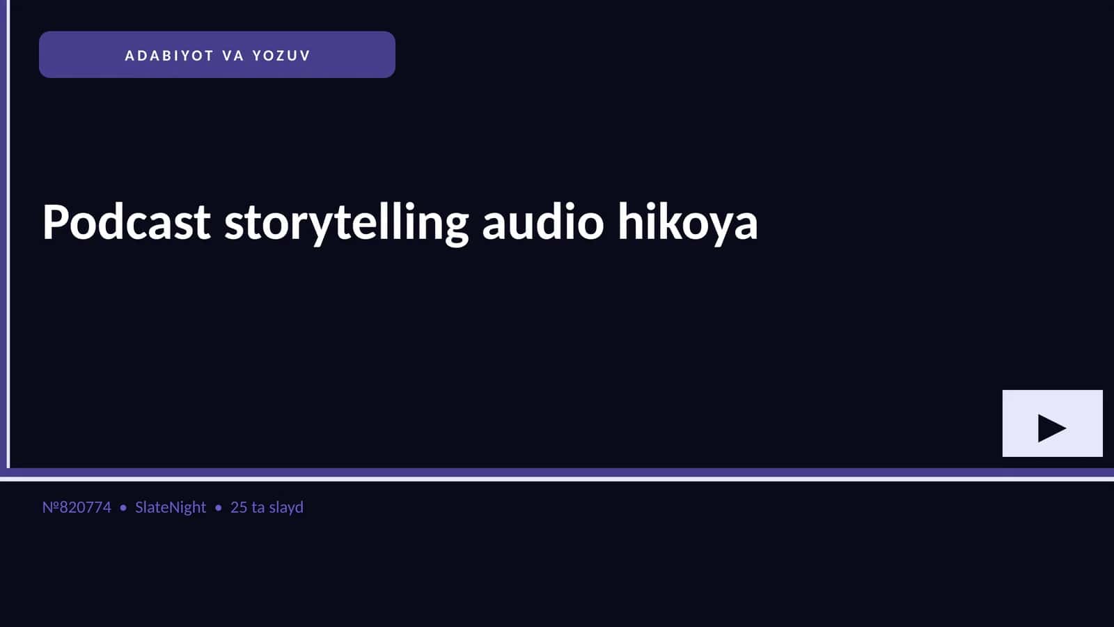ADABIYOT VA YOZUV 1