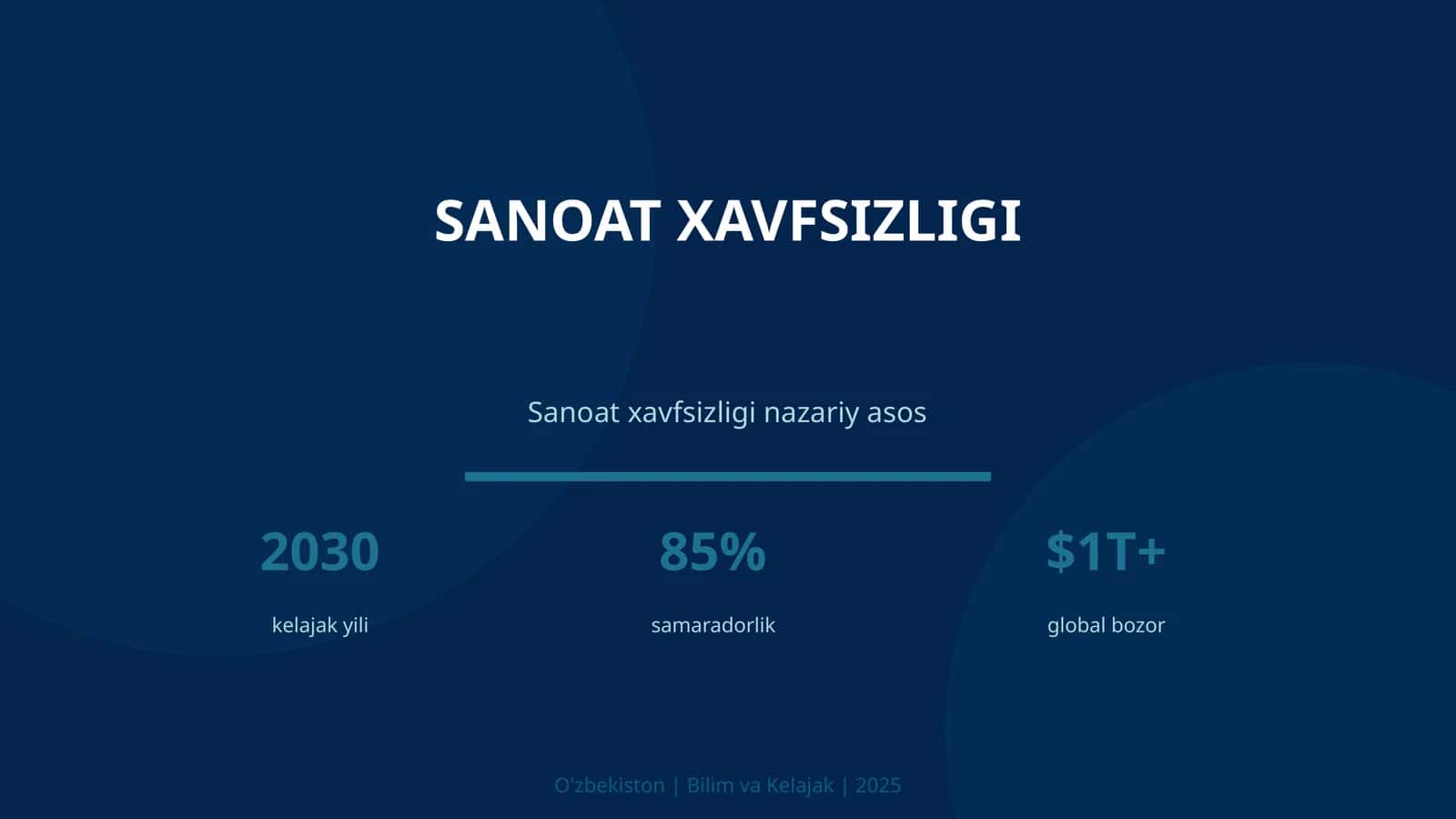 Sanoat xavfsizligi 1