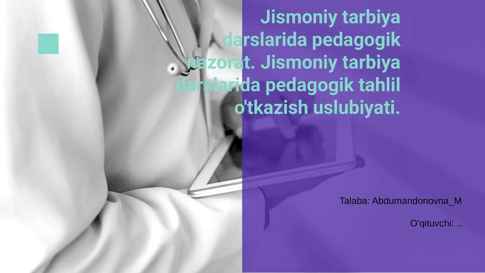 Jismoniy tarbiya darslarida pedagogik nazorat 1