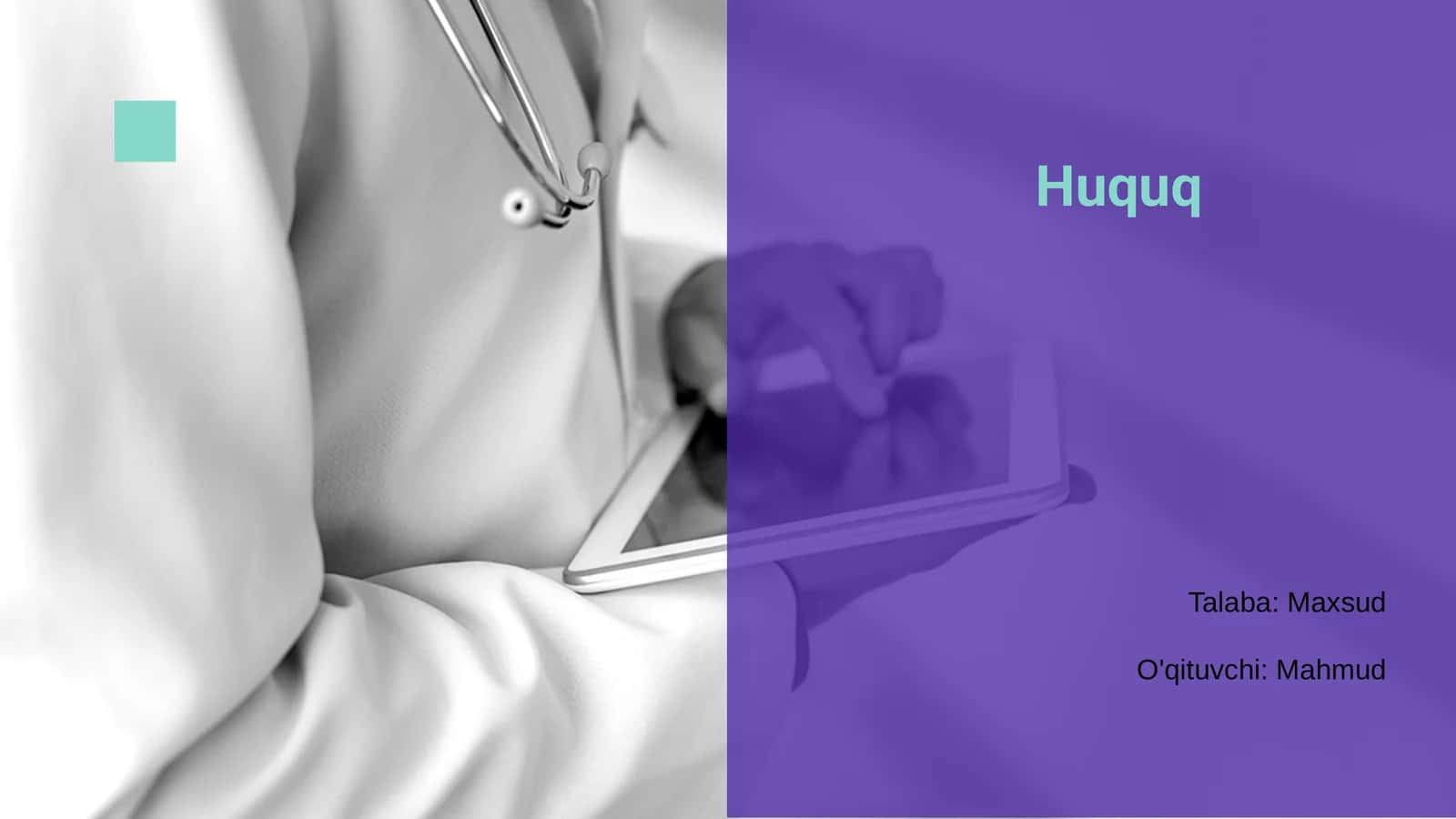 Huquq 1