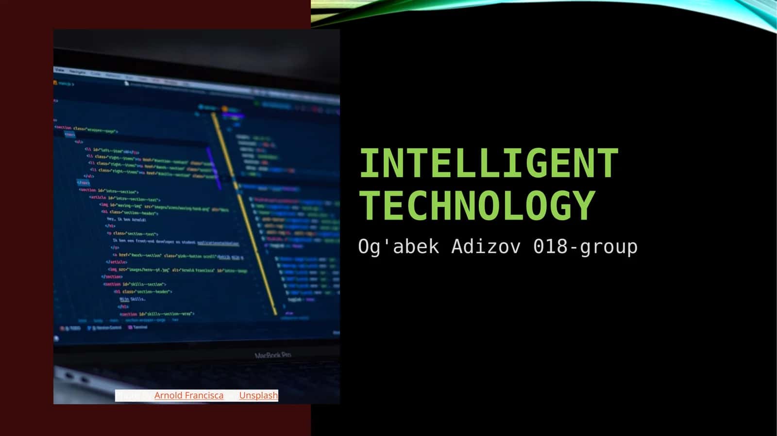 Intelligent technology 1