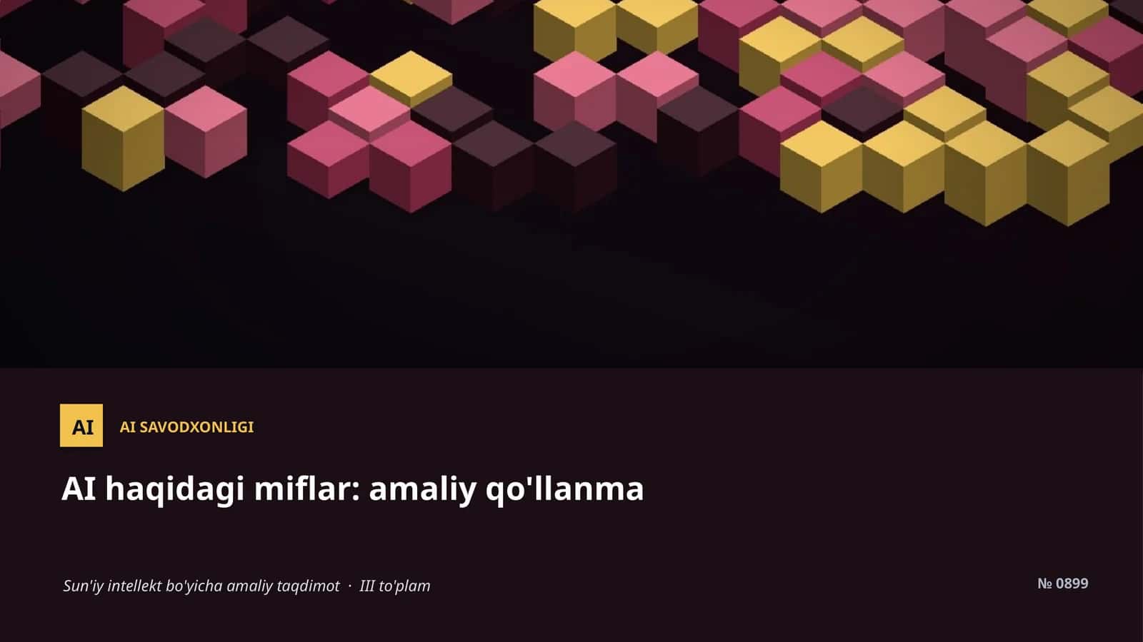 AI SAVODXONLIGI 1