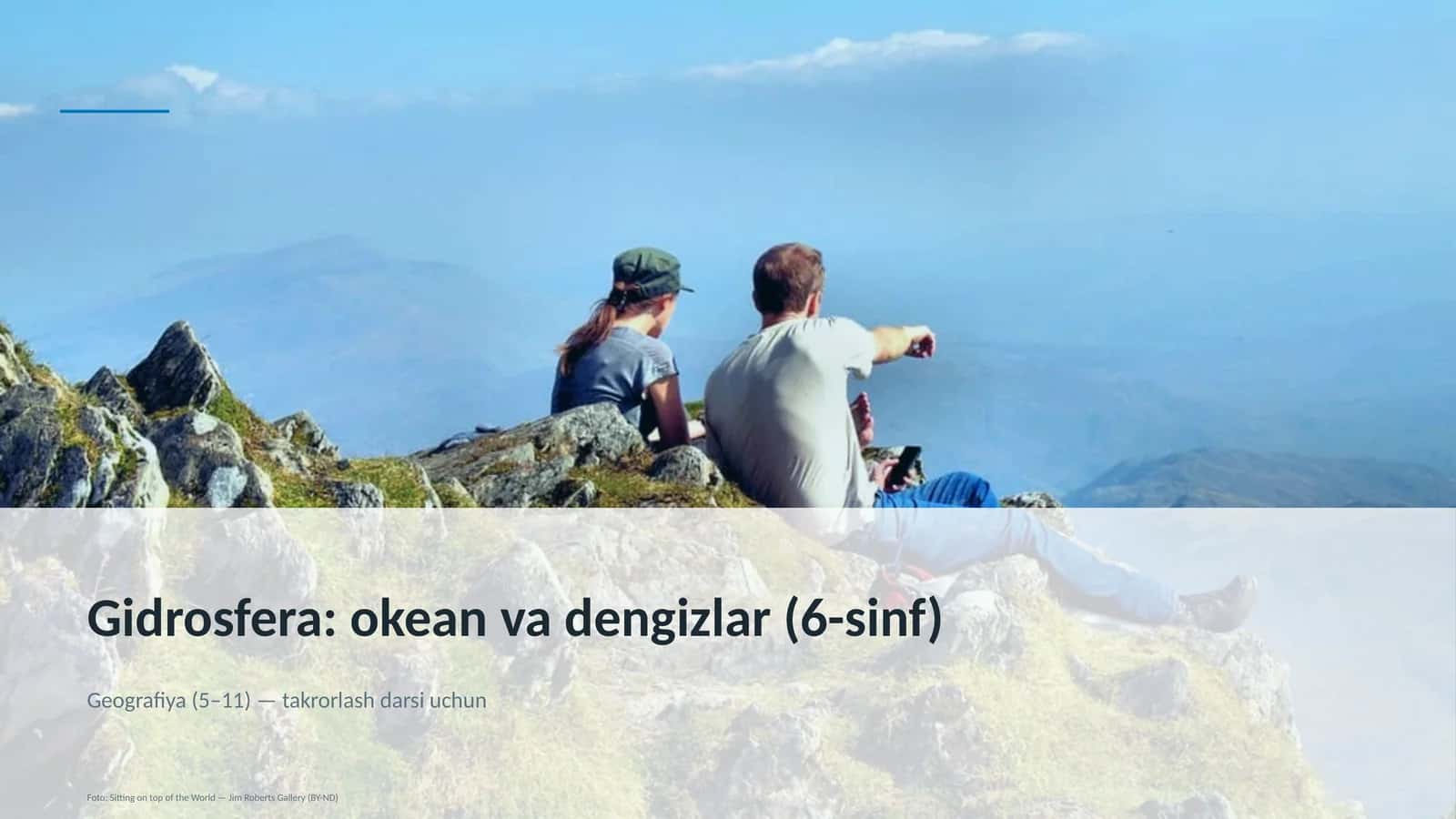 Gidrosfera: okean va dengizlar (6-sinf) 1