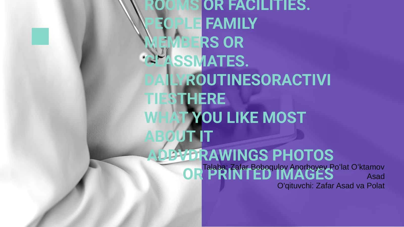 POSTER PRESENTATION 1