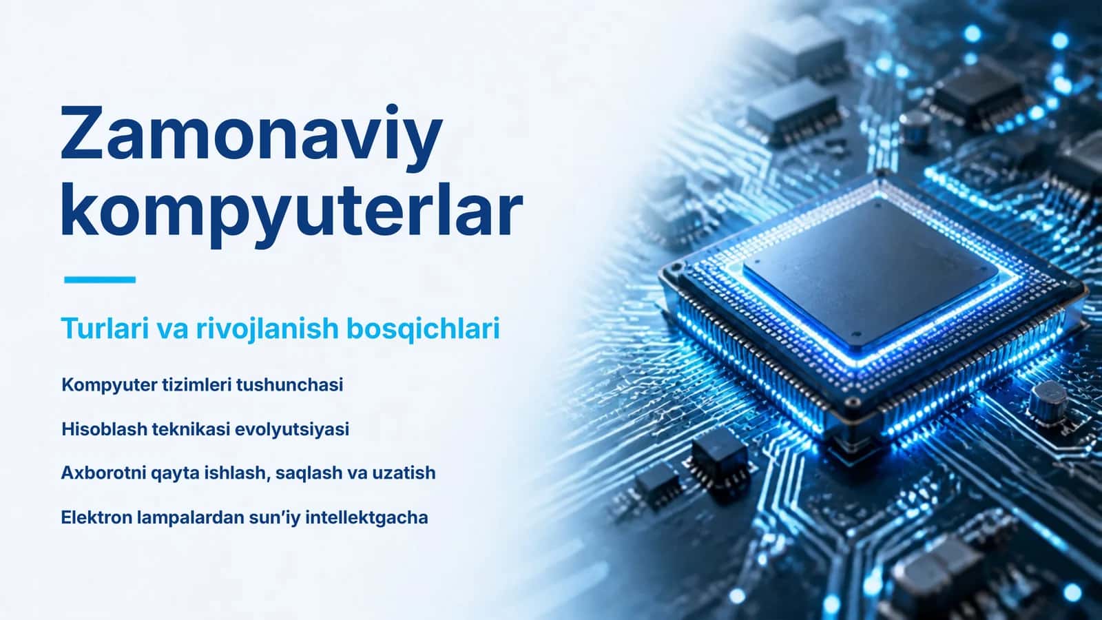 Zamonaviy kompyuterlar 1