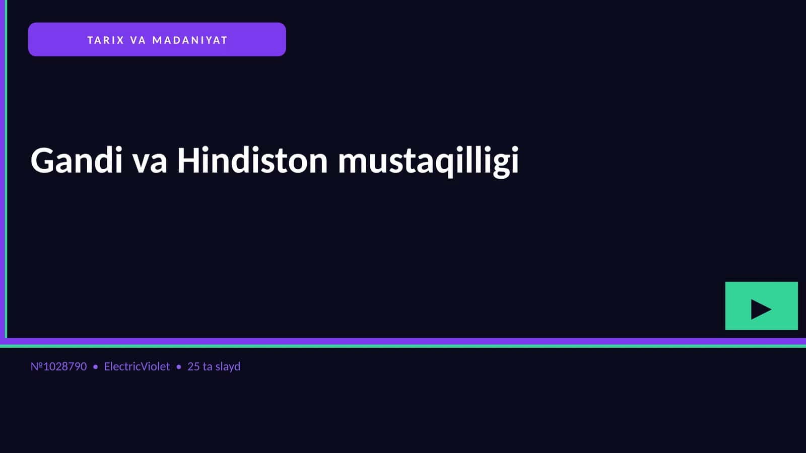 Gandi va Hindiston mustaqilligi 1