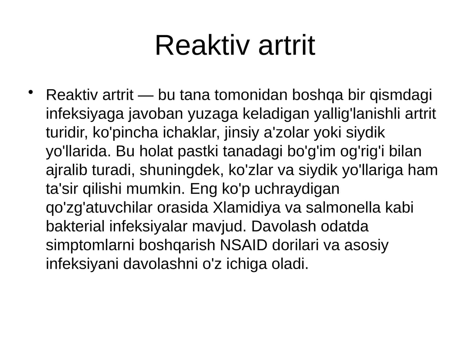 Reaktiv artrit 1