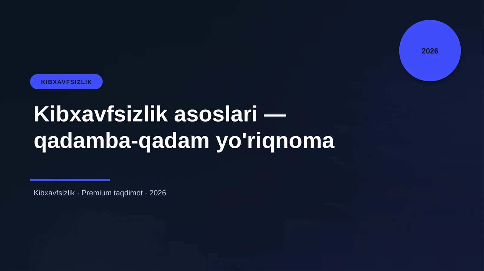 Kibxavfsizlik 1