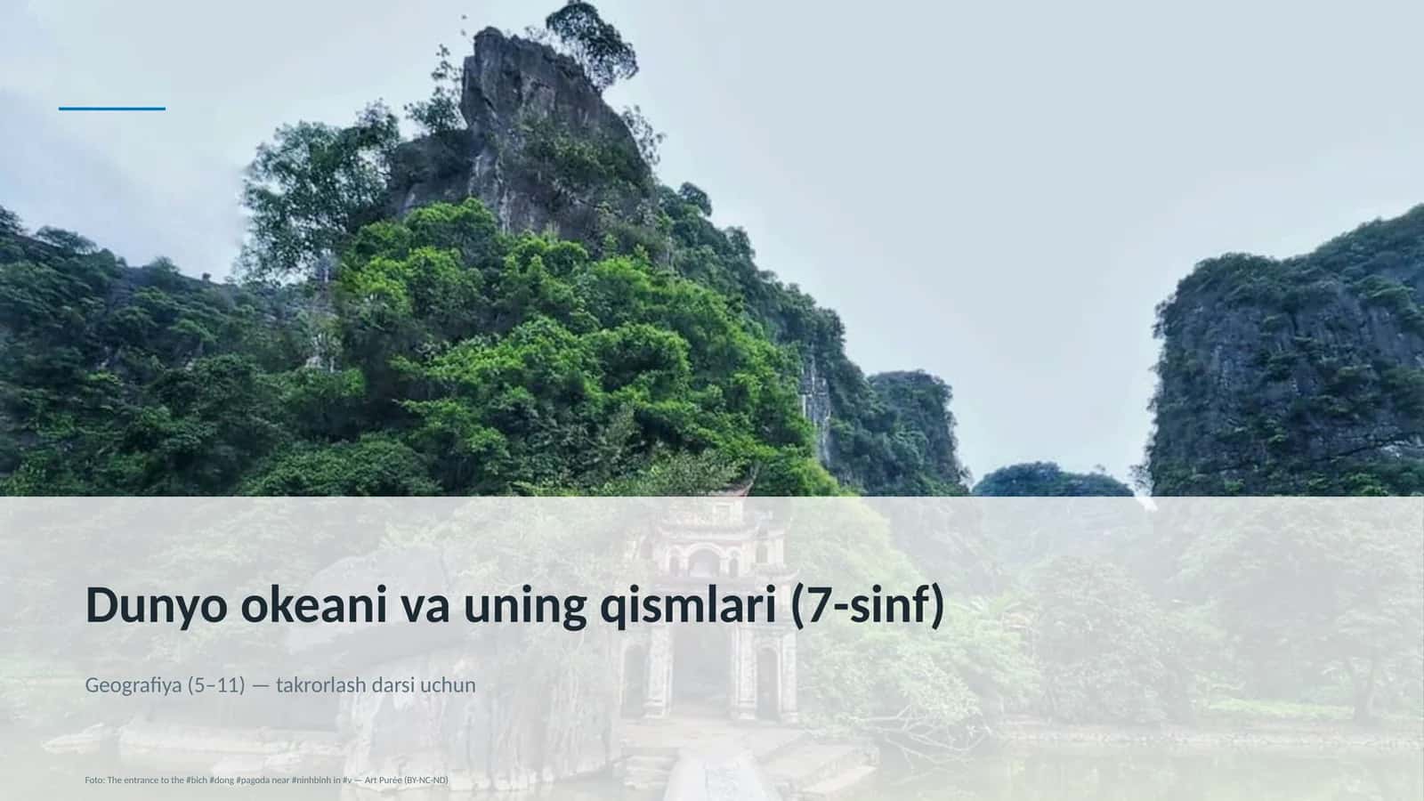 Dunyo okeani va uning qismlari (7-sinf) 1