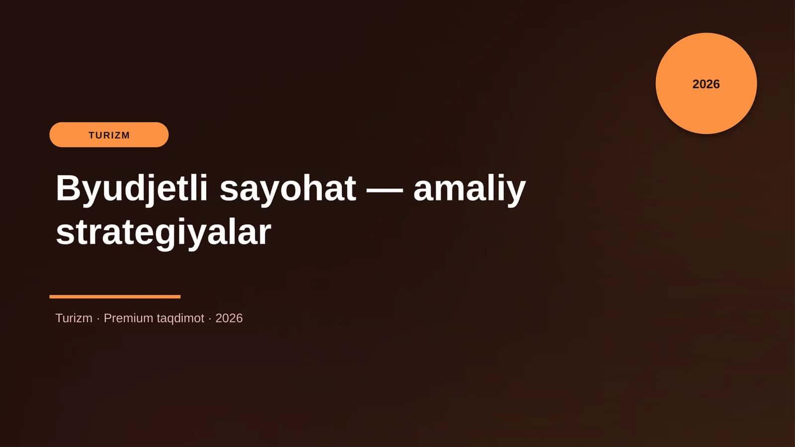 Byudjetli sayohat — amaliy strategiyalar 1