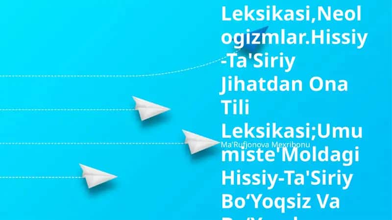 Ona Tilining Nofaol Leksikasi 1
