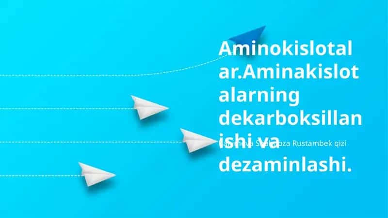 Aminokislotalar 1