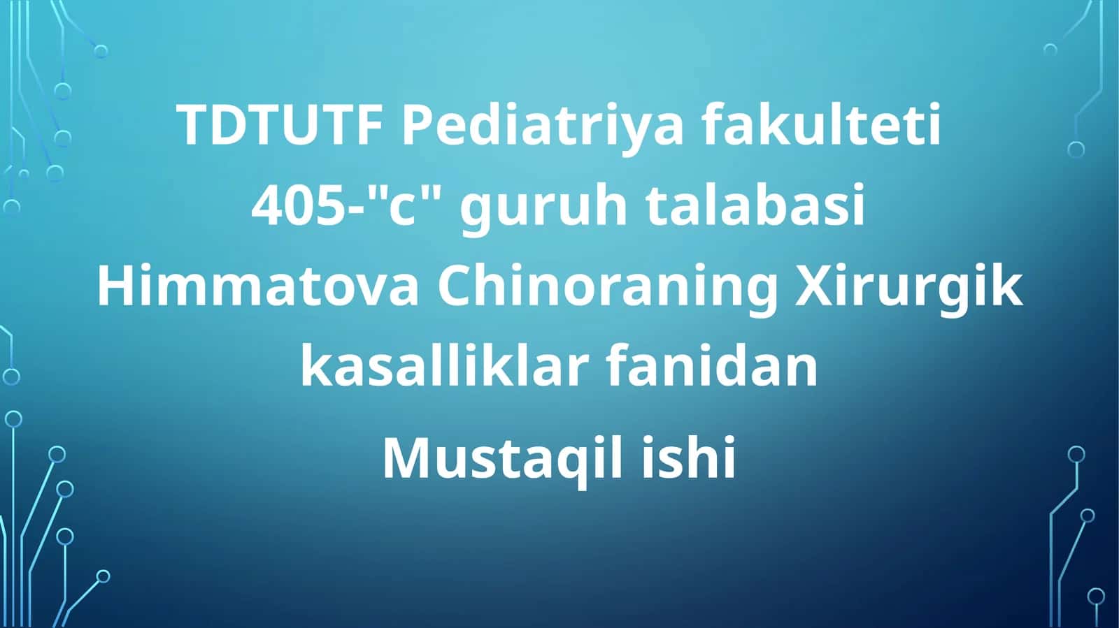 taqdimot 1