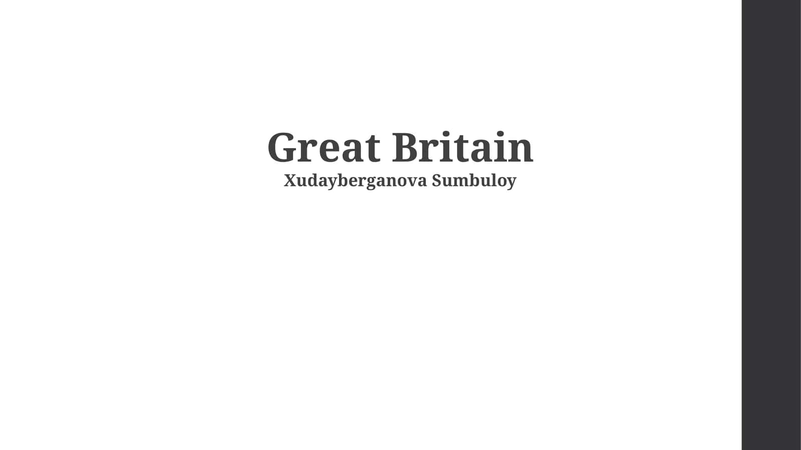 Great Britain 1