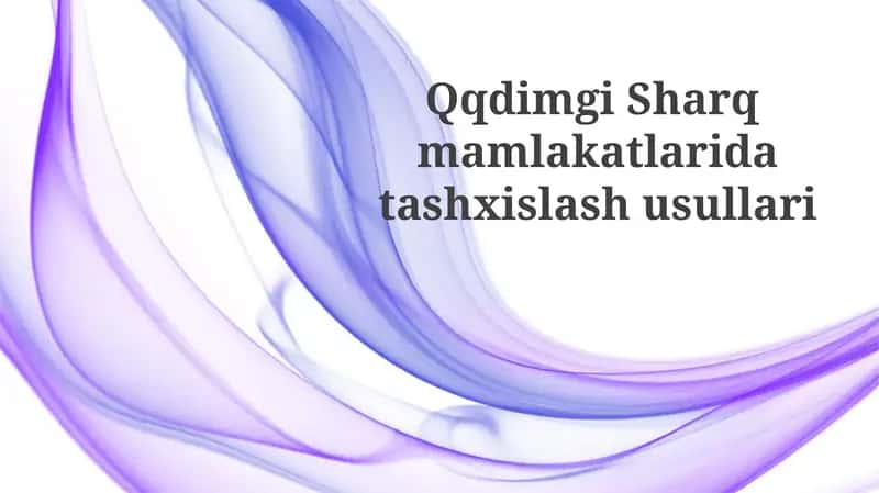 Sharq diagnostikasi 1