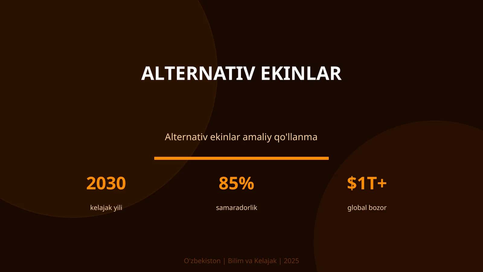 Alternativ ekinlar 1
