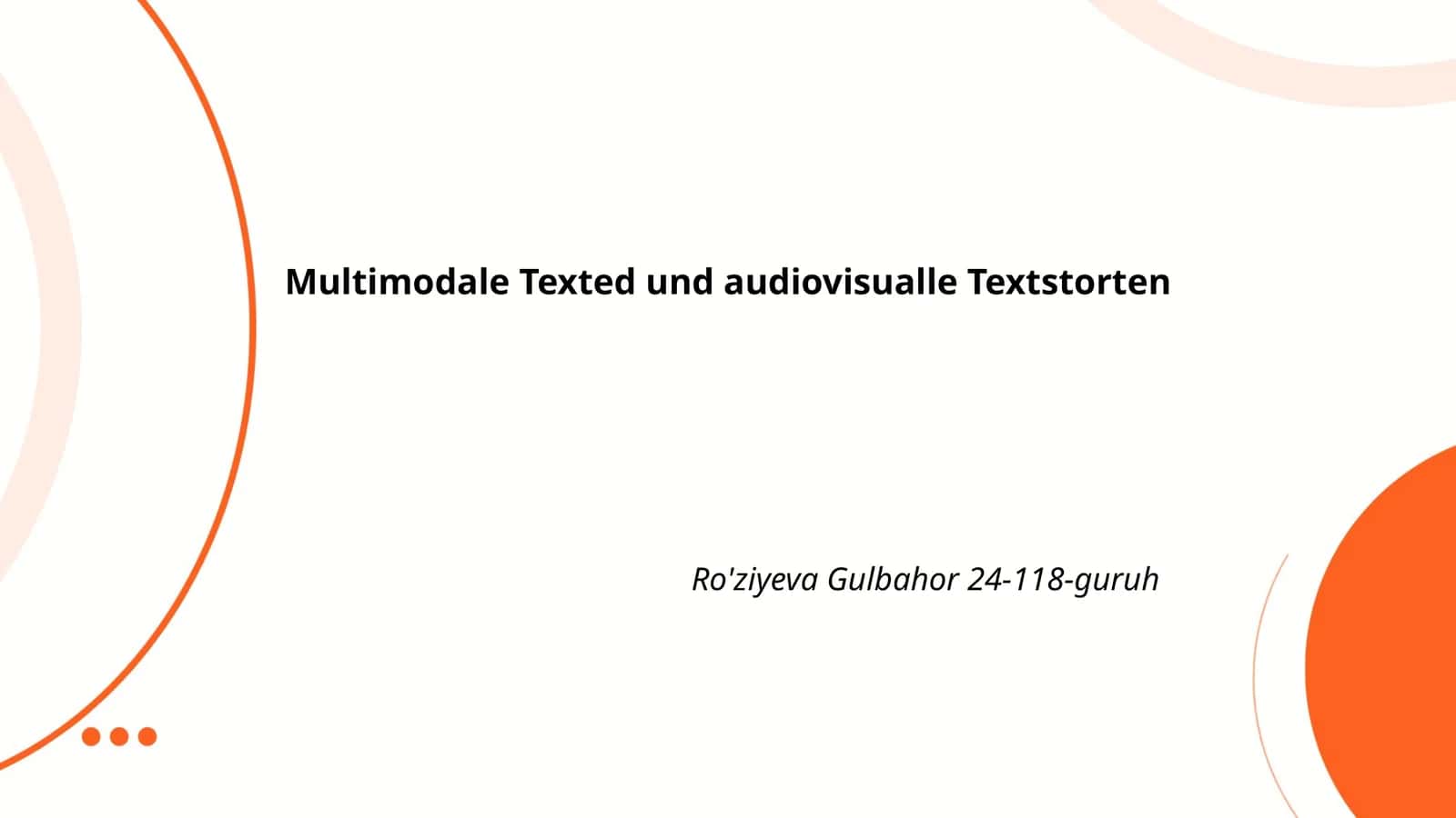Multimodale Kommunikation in den Medien 1