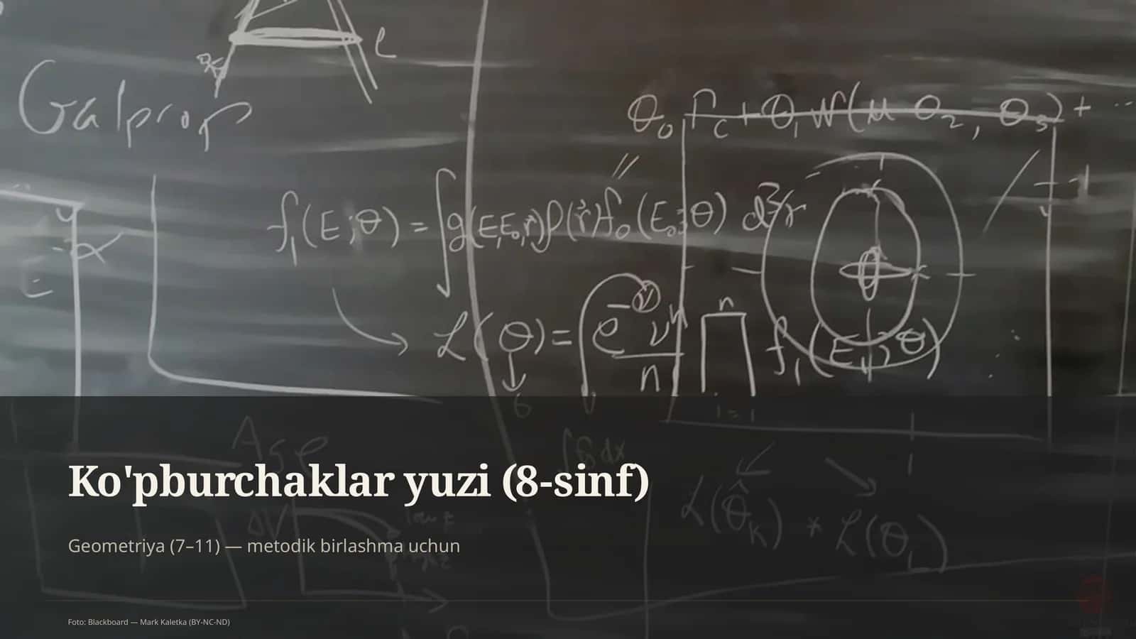 Ko'pburchaklar yuzi (8-sinf) 1