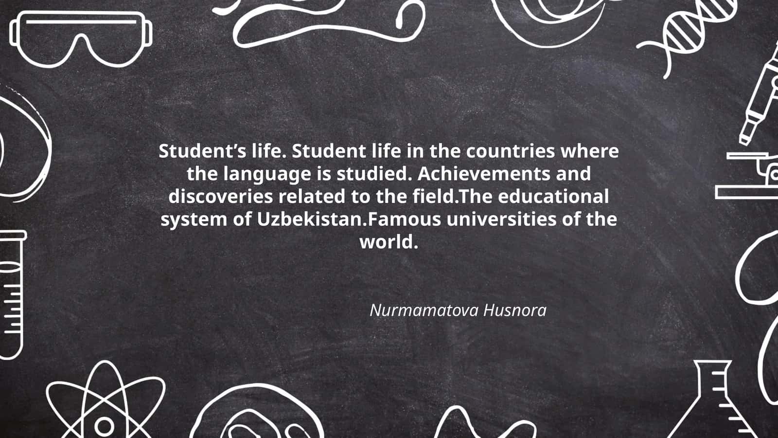 Student’s Life 1