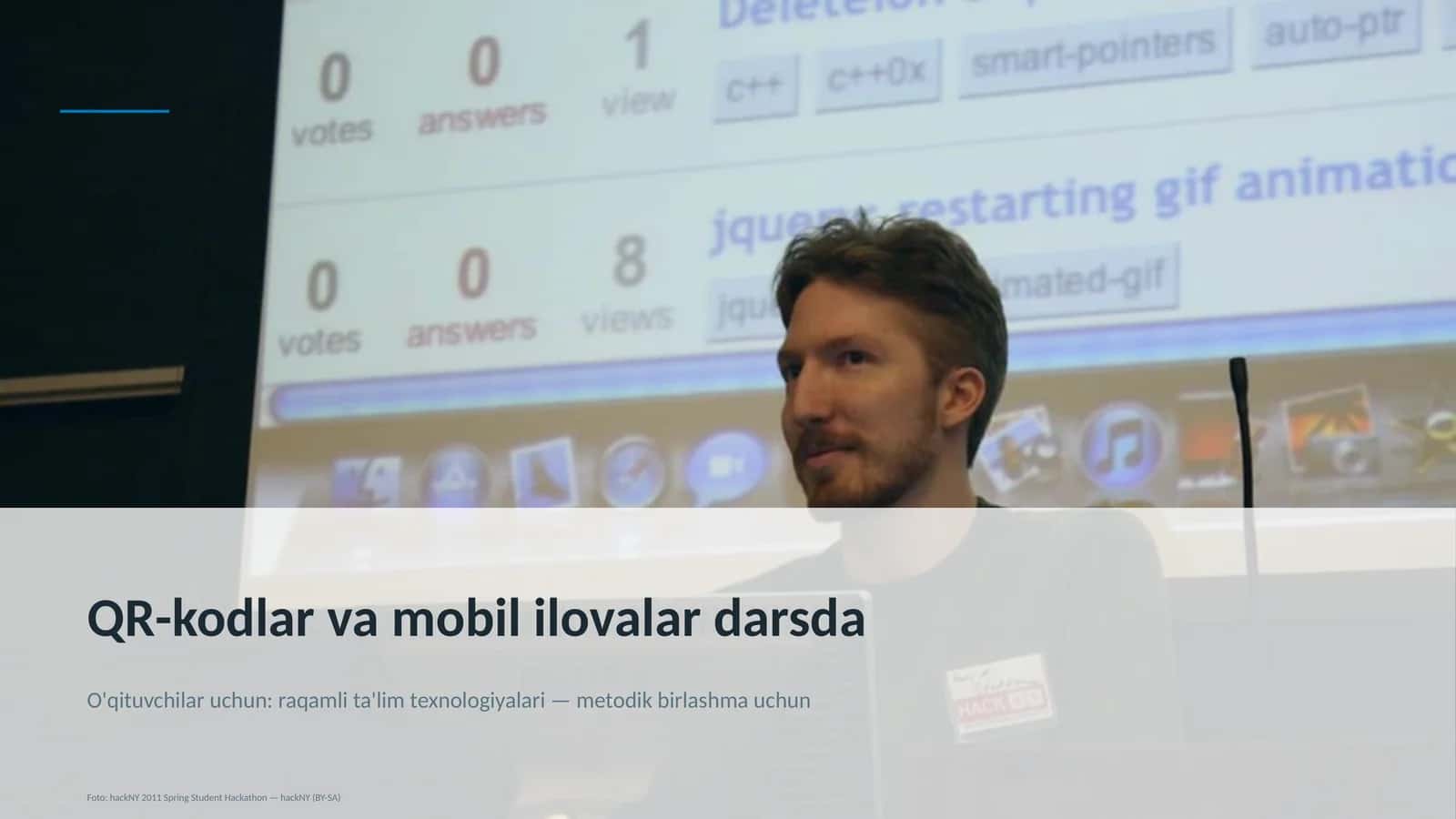 QR-kodlar va mobil ilovalar darsda 1