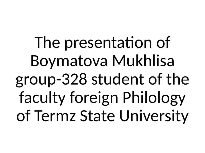Presentation on Teaching Process 1