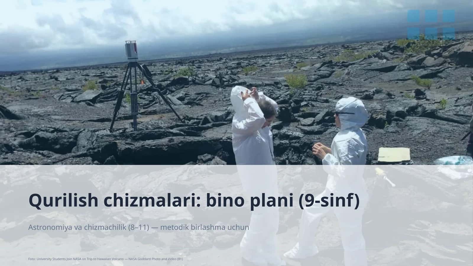 Qurilish chizmalari: bino plani (9-sinf) 1