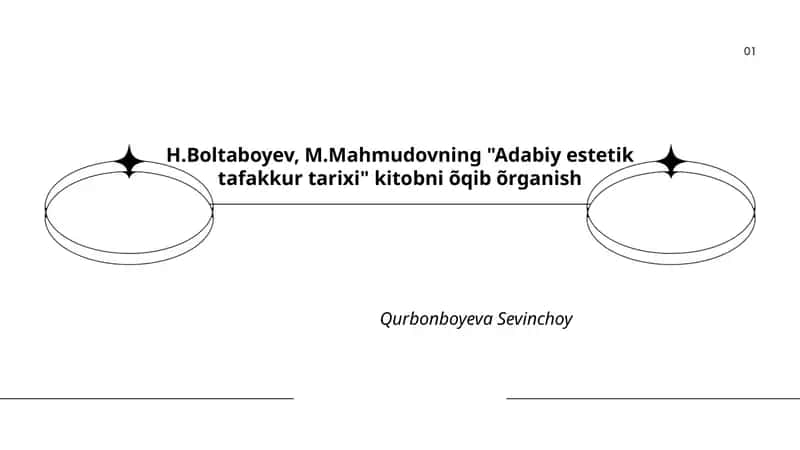 Adabiy estetik tafakkur tarixi 1