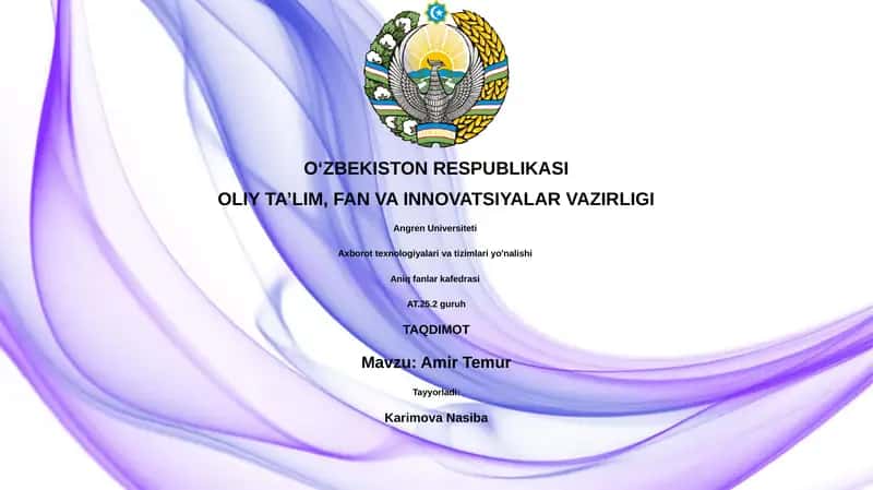 Amir Temur 1