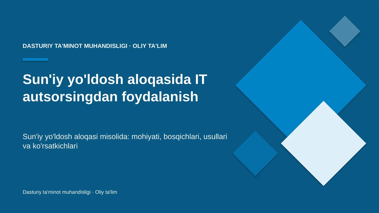 sun'iy yo'ldosh aloqasida it autsorsingdan foydalanish 2564 1