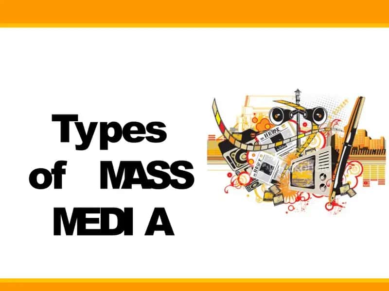 Types of MASS MEDIA 1