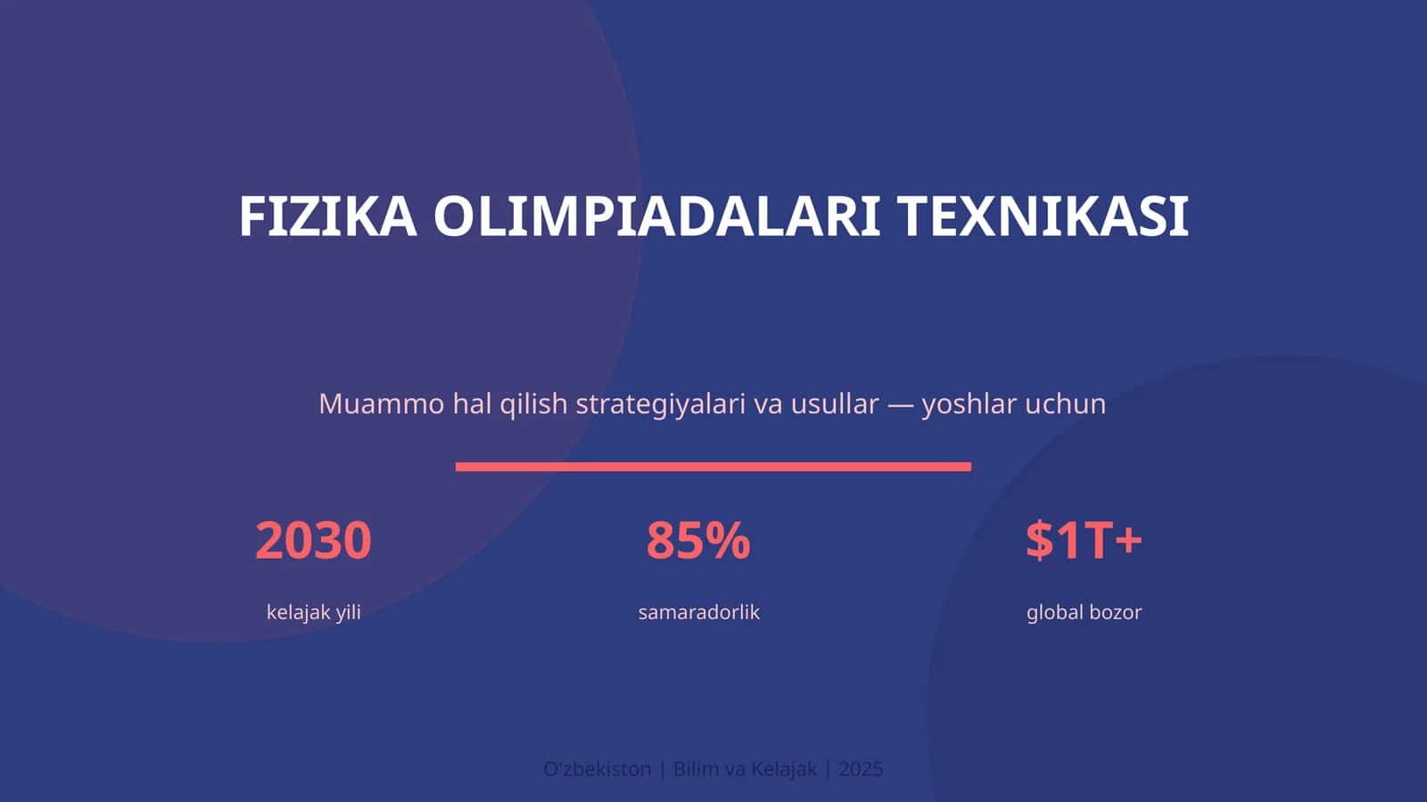 FIZIKA OLIMPIADALARI TEXNIKASI 1