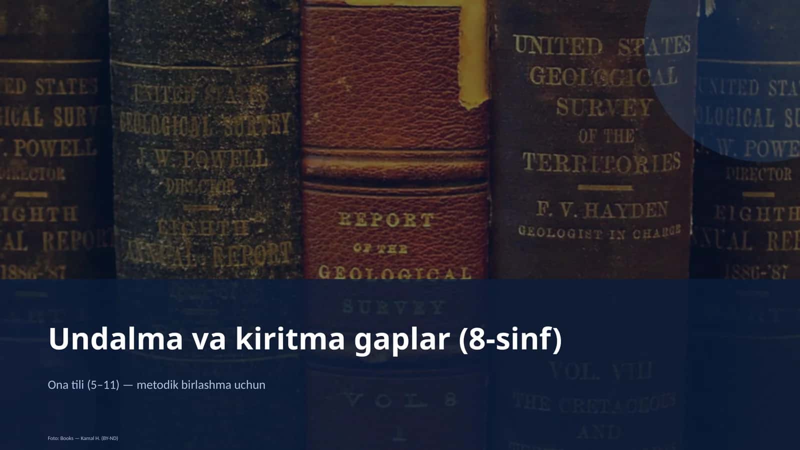 Undalma va kiritma gaplar (8-sinf) 1