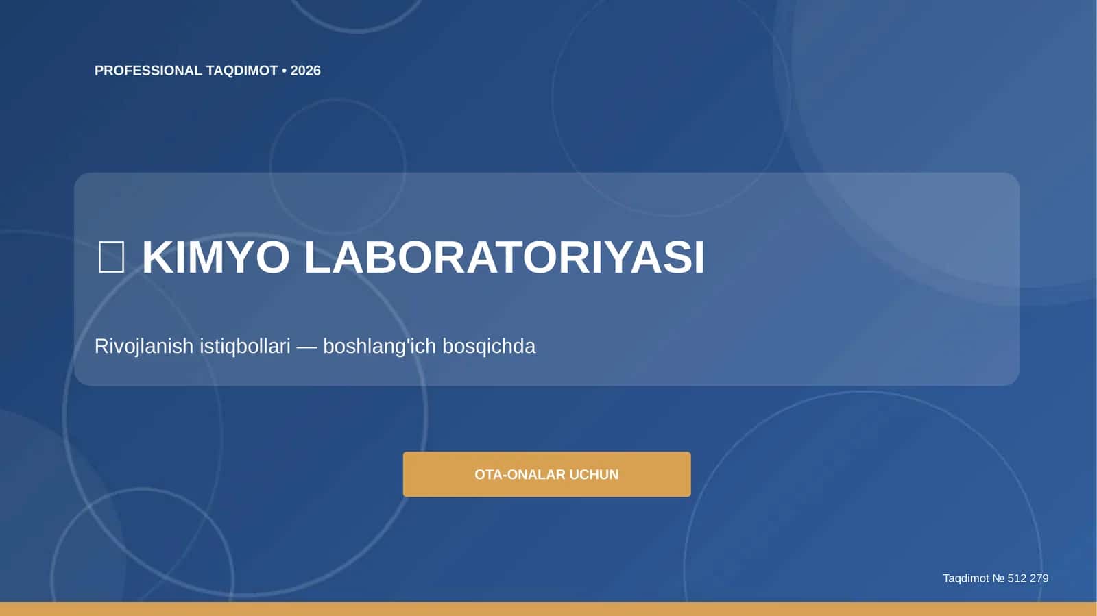 KIMYO LABORATORIYASI TAQDIMOT 1