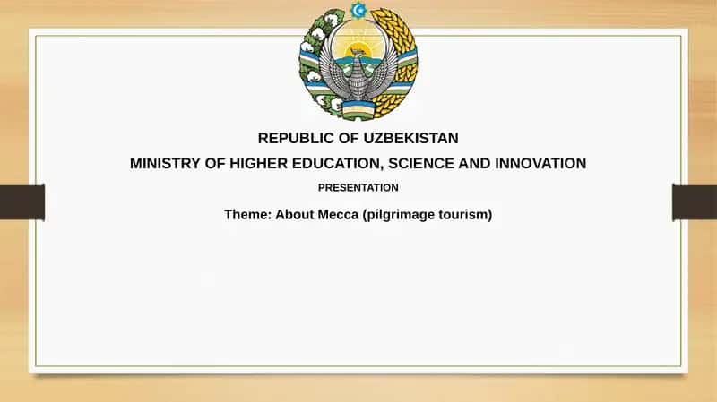 Mecca (pilgrimage tourism) 1