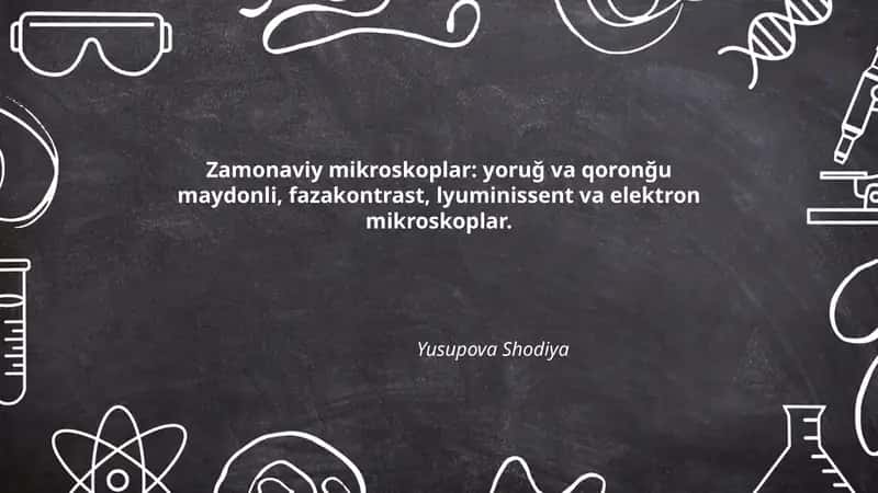 Zamonaviy mikroskoplar 1