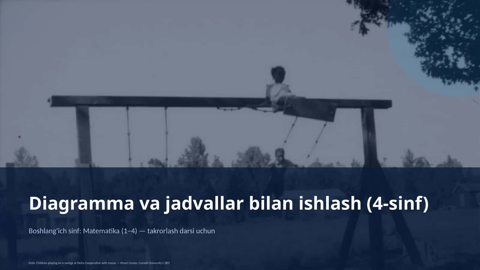 Diagramma va jadvallar bilan ishlash (4-sinf) 1