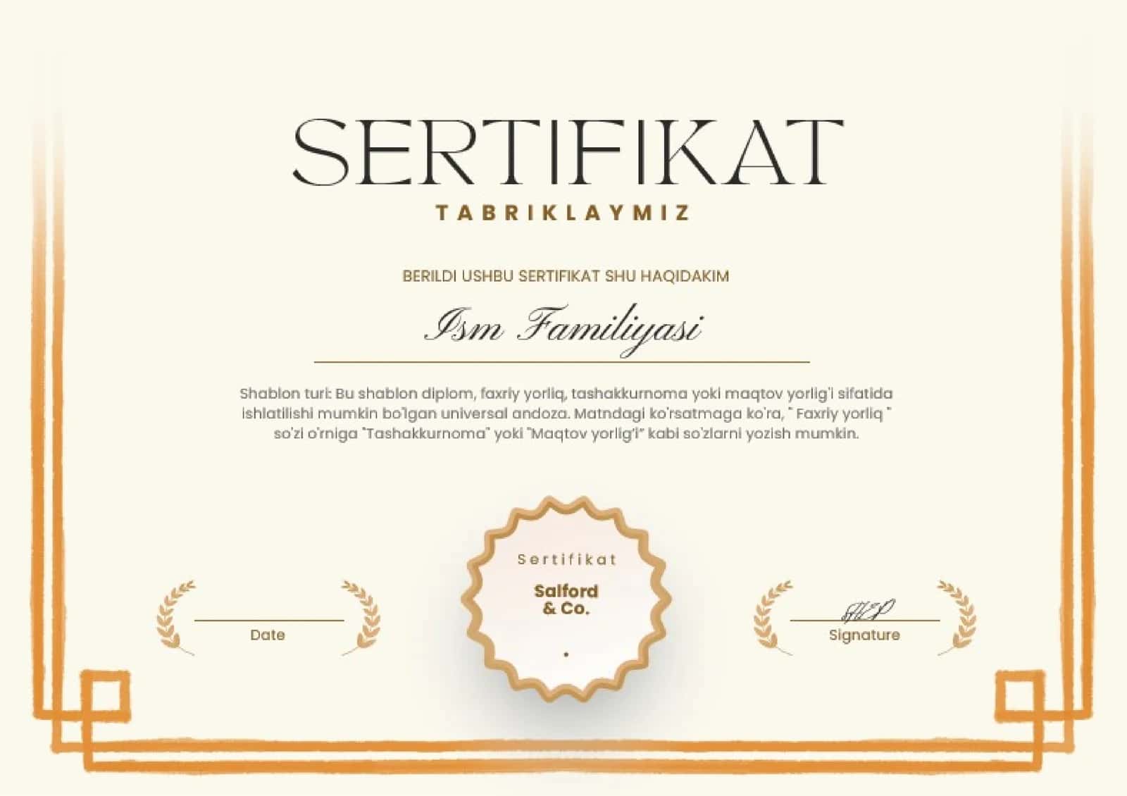 Sertifikat 1