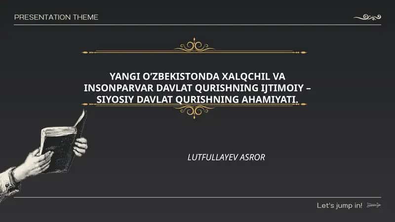 Xalqchil va insonparvar davlat tushunchasi va uning ijtimoiy-siyosiy ahamiyati 1
