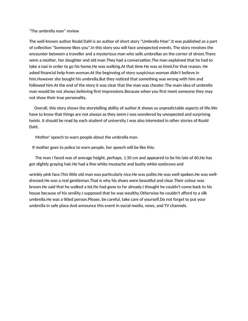 story review 1
